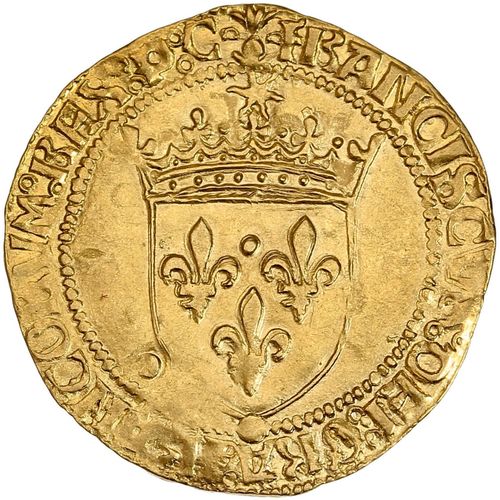 Null FRANCOIS Ier (1515-1547) Ecu d or au soleil, 5e type (21 juillet 1519). Vil&hellip;