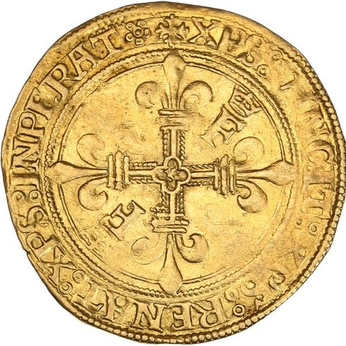 Null FRANCOIS Ier (1515-1547) Ecu d or au soleil du Dauphiné, 2e type. Grenoble.&hellip;