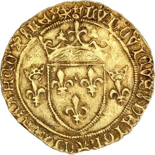 Null LOUIS XI (1461-1483) Ecu d or à la couronne (1re émission, 31 décembre 1461&hellip;