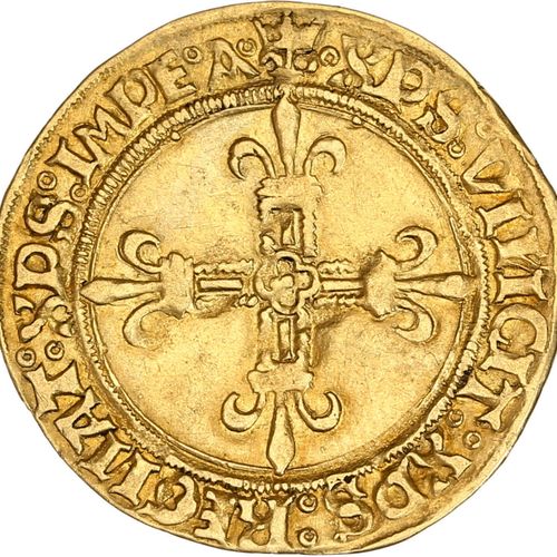 Null LOUIS XII (1498-1514) Ecu d or au soleil de Provence, 3e type. Aix (A°). 3,&hellip;