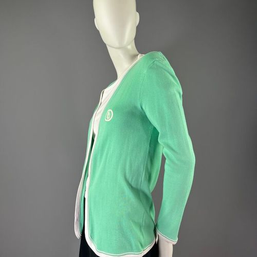 Null EMILIO PUCCI - Cotton cardigan - Size L

Cut from mint-green cotton with wh&hellip;
