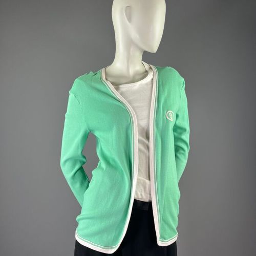 Null EMILIO PUCCI - Cotton cardigan - Size L

Cut from mint-green cotton with wh&hellip;