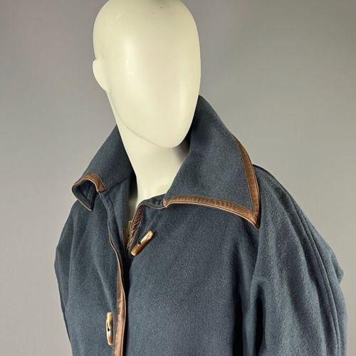 Null CHRISTIAN AUJARD Paris - Petrol blue wool coat - Approx. Size M -70s

Cut f&hellip;