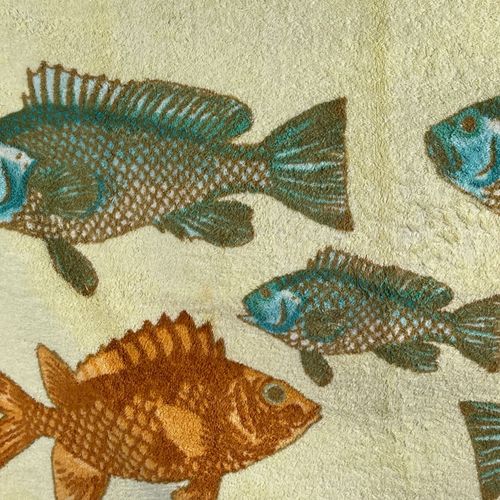 Null HERMÈS Paris - "Les poissons" bath or beach towel

Cut from thick white ter&hellip;