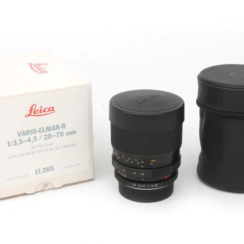 Null Un Leica Vario-Elmar-R objectif 1:3,5-4,5/28-70mm dans sa boîte d'origine, &hellip;