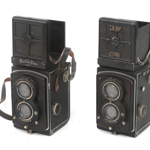 Null Zwei Rolleiflex-Kameras, Deutschland, 1932-1938.