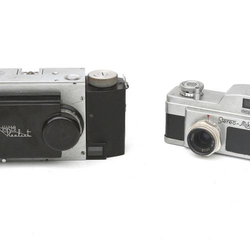 Null 两台立体相机，立体Mikroma II和立体Realist，20世纪下半叶。