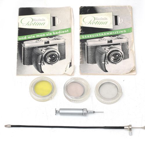 Null 四台卡达克视网膜相机的类型。 IF, IIIC, Automatic I en IB, 美国, 1960年代。包括两本手册。