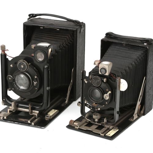 Null Cinque macchine fotografiche a lastre, Germania, inizio del XX secolo.