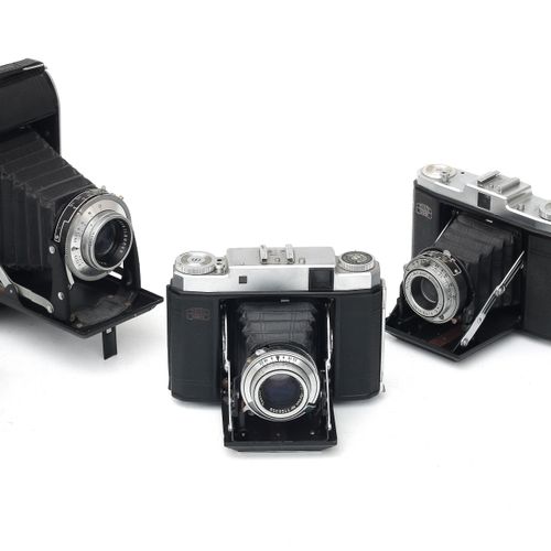 Null Cinco cámaras plegables, entre ellas Zeiss: Ikonta, Super Ikonta, Nettar, T&hellip;