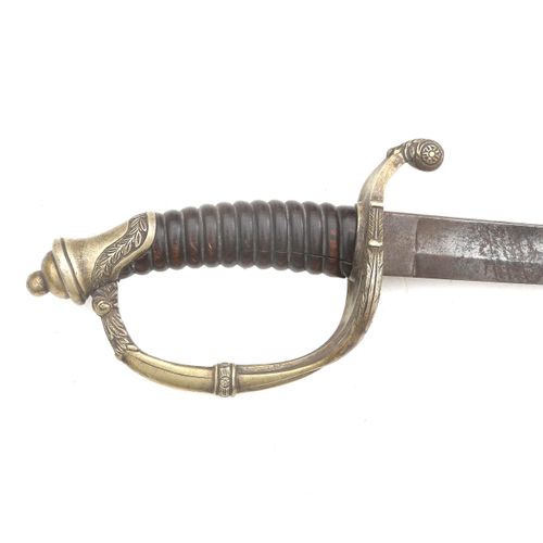 Null Un sabre d'officier, infanterie, modèle 1852.