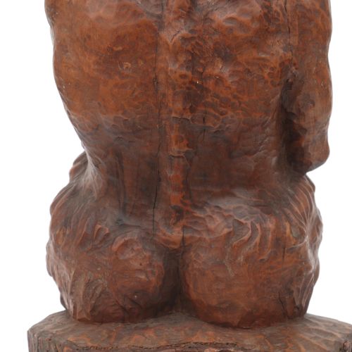 Null A solid carved wooden sculpture of Pan, signed Eugenio in the base. Height &hellip;