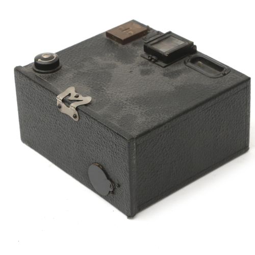 Null Thornton Pickard: Puck-Stereo相机 - 一个早期版本，黄铜/青铜运动取景器仍然存在。c. 1932.