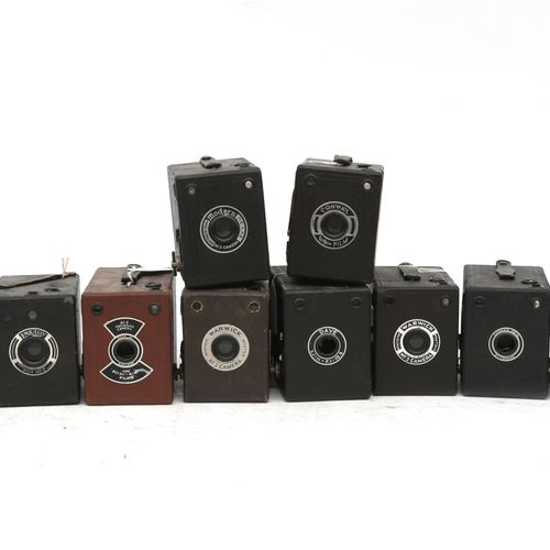 Null (10) 箱式摄像机。所有2号类型wo.Modern，Recorda Camera（棕色皮革），Warwick，Conway和Embassy。
