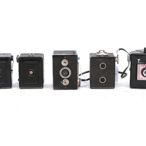 Null (5) miniature camera's. Wo. Toledo, Fiamma Box en Super-Boy.