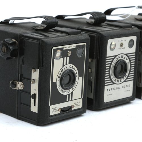 Null (6) Macchine fotografiche Coronet - (2) Modello Conway Popular, Modello De &hellip;