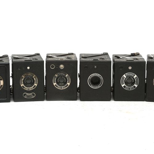 Null (6) Coronet Box camera's - Coronet - D20 en D20 portrait, o20, B20, Jubileu&hellip;