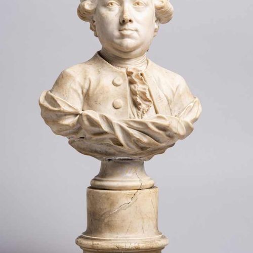 Null 272. Jean François Joseph ROSSET (1706 -1786), attribué à.Buste de gentilho&hellip;