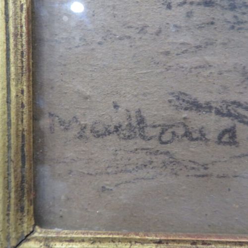 Null Fernand MAILLAUD (1863-1948) "Labour en Creuse" craie grasse signée en bas &hellip;