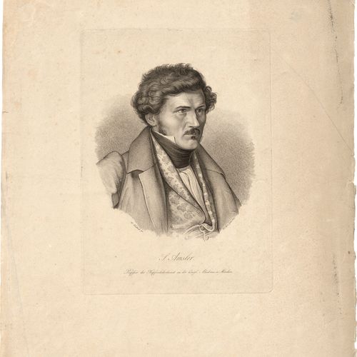 Kaulbach, Wilhelm von 后。塞缪尔-阿姆斯勒的画像。


海因里希-梅尔茨的雕刻作品。28,8 x 20,7厘米。1833年，迈耶，Allg&hellip;