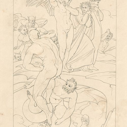 Genelli, Giovanni Bonaventura después. Esquemas de la Divina Comedia de Dante (n&hellip;