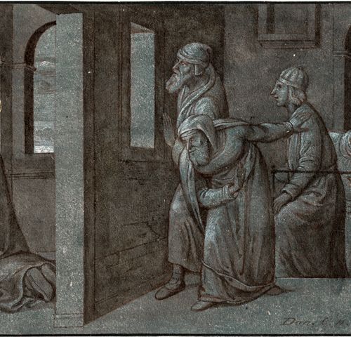 Olivier, Friedrich La prière de Daniel.


Plume et pinceau en brun foncé, lavis &hellip;