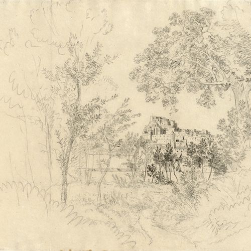 Rebell, Josef 伊斯基亚：阿拉贡城堡的景观。


铅笔画，灰色水洗，在编织纸（papier vélin）上。33,8 x 48,8厘米。右下角有棕色&hellip;