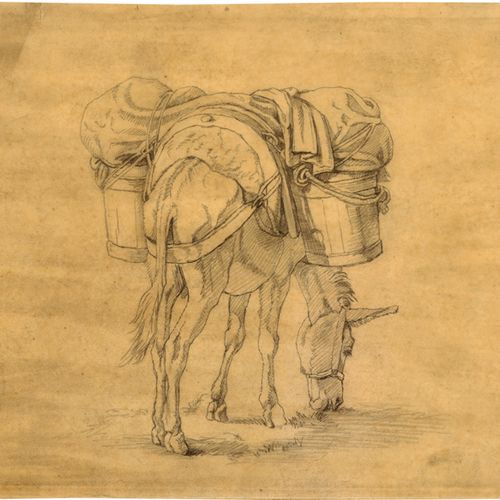 Klein, Johann Adam - zugeschrieben attributed to. Grazing mule.


Pencil on trac&hellip;