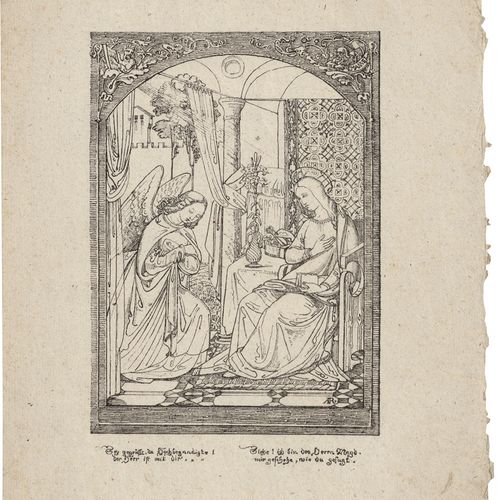 Rhomberg, Joseph Anton The Annunciation. 


Pen lithograph. 26 x 18 cm. About 18&hellip;