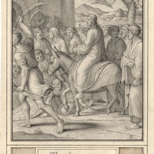Olivier, Friedrich Ingresso di Cristo a Gerusalemme.


Matita su carta intessuta&hellip;