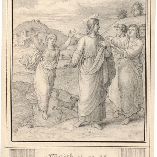 Olivier, Friedrich Christ and the Canaanite Woman.


Pencil on wove paper, with &hellip;