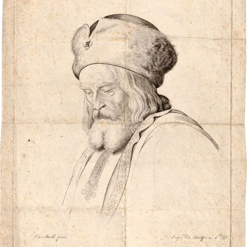 Schäffer, Eugen Eduard Head of the medianite merchant. 


Engraving on wove pape&hellip;