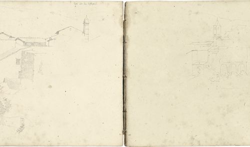 Olivier, Friedrich 罗马和罗马坎帕尼亚的景色。


素描本有25幅铅笔画，用编织纸（papier vélin）画了19张。缝制小册子的时间，没&hellip;