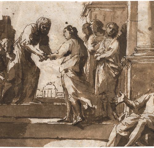Baglione, Giovanni La Visitación de María.



Dibujo a pluma en marrón, aguada m&hellip;