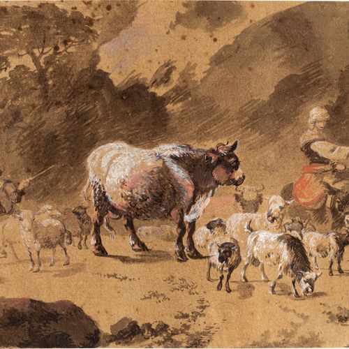 Klengel, Johann Christian Pastorale avec des bergers et leur bétail.



Pinceau &hellip;