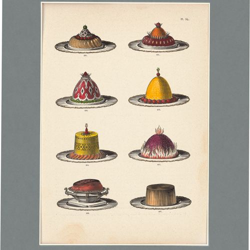 BERNARD, EMILE et Urbain Dubois (1818 Trets - 1901 Nice). Soufflés, crevettes, p&hellip;
