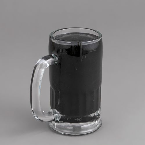 McCarthy, Paul Budino.

Bicchiere da birra riempito di pasta di gomma nera. 14,3&hellip;