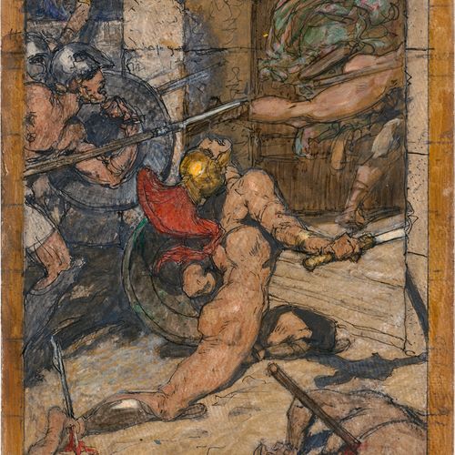 Rothaug, Alexander "Achilles falls (...)" / "The Trojans flee (...)".

2 drawing&hellip;