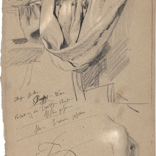 Rothaug, Alexander Rideau froncé

Crayon et plume en noir, rehaussé de blanc, su&hellip;