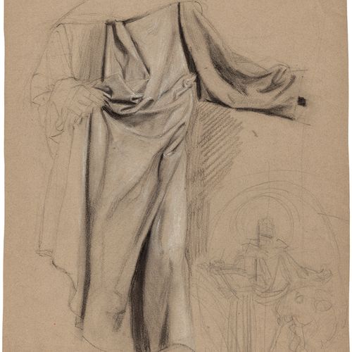 Rothaug, Alexander Monaco in piedi

Disegno a matita e gesso in nero, lumeggiato&hellip;