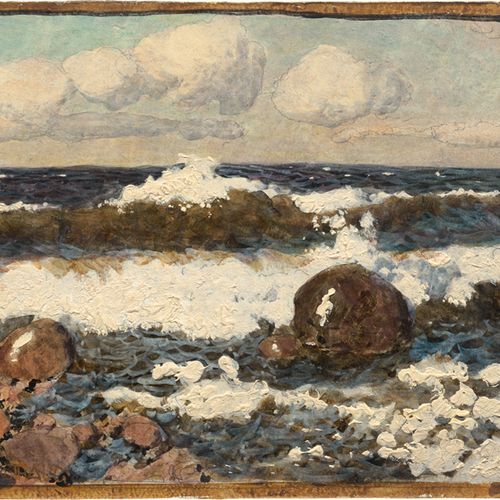 Rothaug, Alexander Déferlement de la mer

Tempera et crayon sur carton.

19,3 x &hellip;