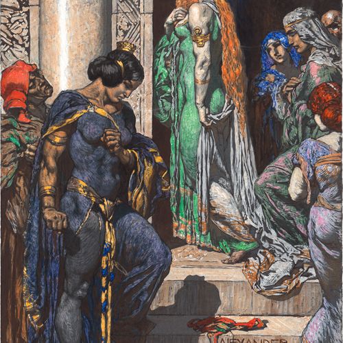 Rothaug, Alexander "Il litigio delle regine"

Guazzo su cartone da pittura.

35,&hellip;
