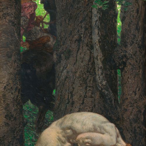 Rothaug, Alexander "Die verlassene Nixe"

Öl auf Holz. Vor 1932.

95 x 44,5 cm.
&hellip;