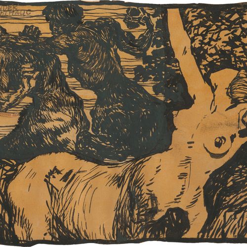Rothaug, Alexander Trois centaures

Pinceau en gris-noir et jaune, collage, sur &hellip;