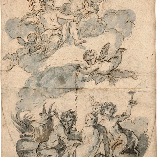 Mura, Franceso de - zugeschrieben attribué à l'artiste. Bacchus et son cortège -&hellip;