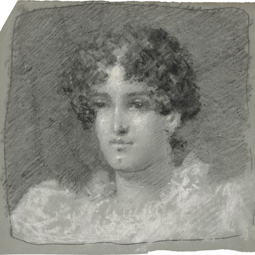 Rothaug, Alexander Jeune femme aux cheveux bouclés ; femme à la boucle d'oreille&hellip;