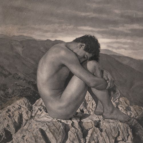 Gloeden, Wilhelm von "Cain". Circa 1900. Large-format photogravure on strong vel&hellip;