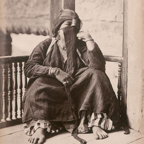 Béchard, Henri Portraits et vues d'Egypte. 1880s. 6 tirages albuminés. Environ 2&hellip;