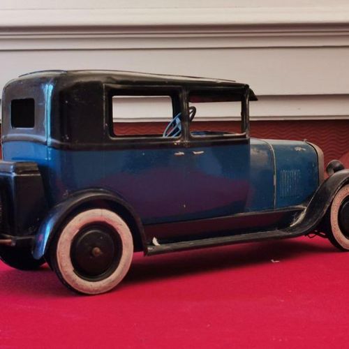 Null Citroën giocattolo, berlina blu C6. Targa 153E51. Altezza 16,5 cm, Lunghezz&hellip;