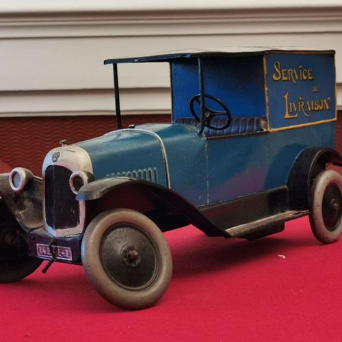 Null CITROËN TOY, seltener "Service de livraison" Transporter Typ B2. Blaue Farb&hellip;